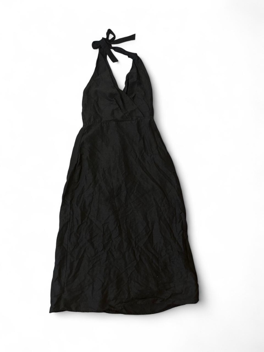 Aritzia Babaton Black Halter Midi Dress